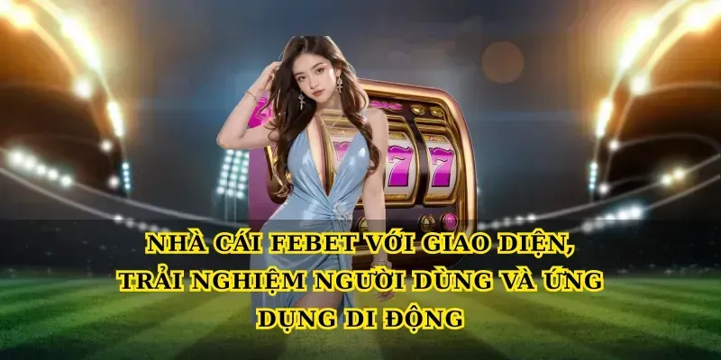 Nhà cái febet với giao diện, trải nghiệm người dùng và ứng dụng di động